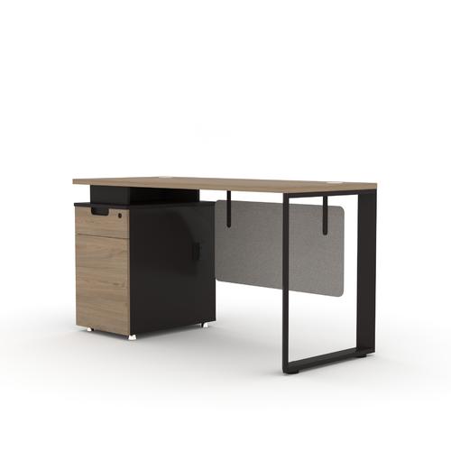 简约现代办公室经理办公桌老板单人桌椅组合主管电脑桌子家具