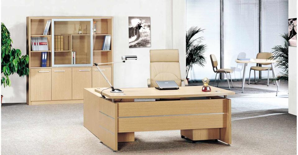 【兰冉】时尚老板桌总裁桌 办公桌简约现代办公家具 大板桌椅特价