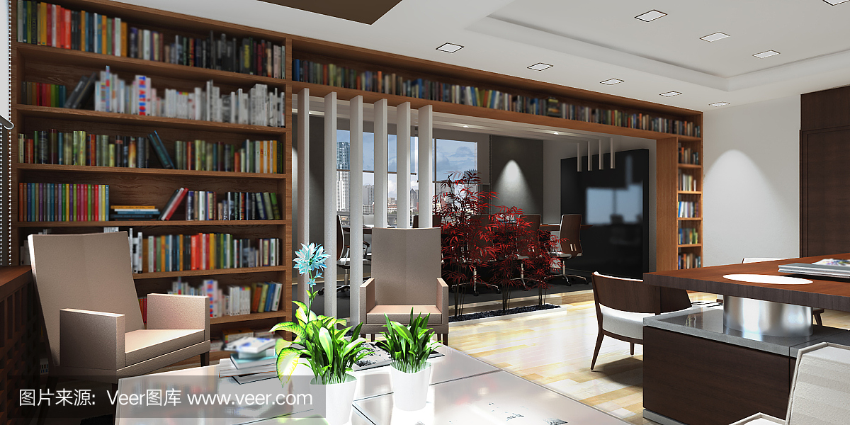 空工作空间的3d渲染