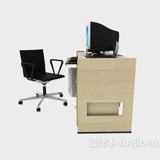 独立办公桌3D模型与设计资源下载指南